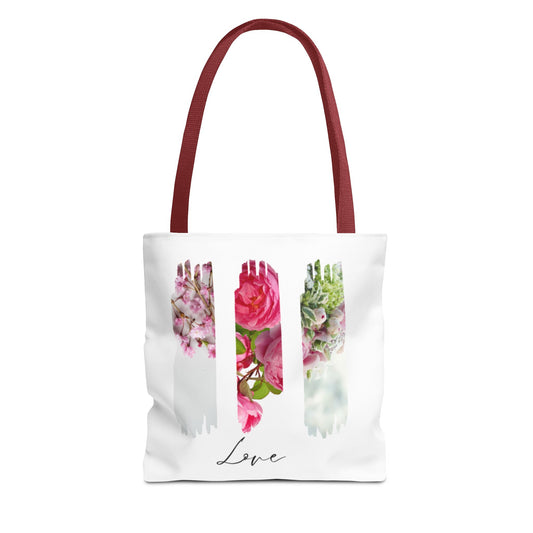 Elegant Floral Tote Bag – Sustainable Chic Carryall for Shopping, Beach & Everyday Style