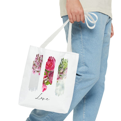 Elegant Floral Tote Bag – Sustainable Chic Carryall for Shopping, Beach & Everyday Style