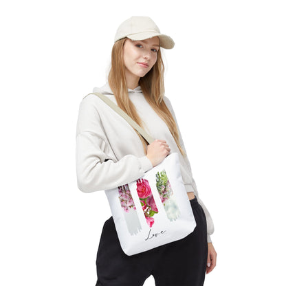 Elegant Floral Tote Bag – Sustainable Chic Carryall for Shopping, Beach & Everyday Style