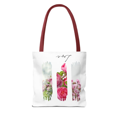 Elegant Floral Tote Bag – Sustainable Chic Carryall for Shopping, Beach & Everyday Style