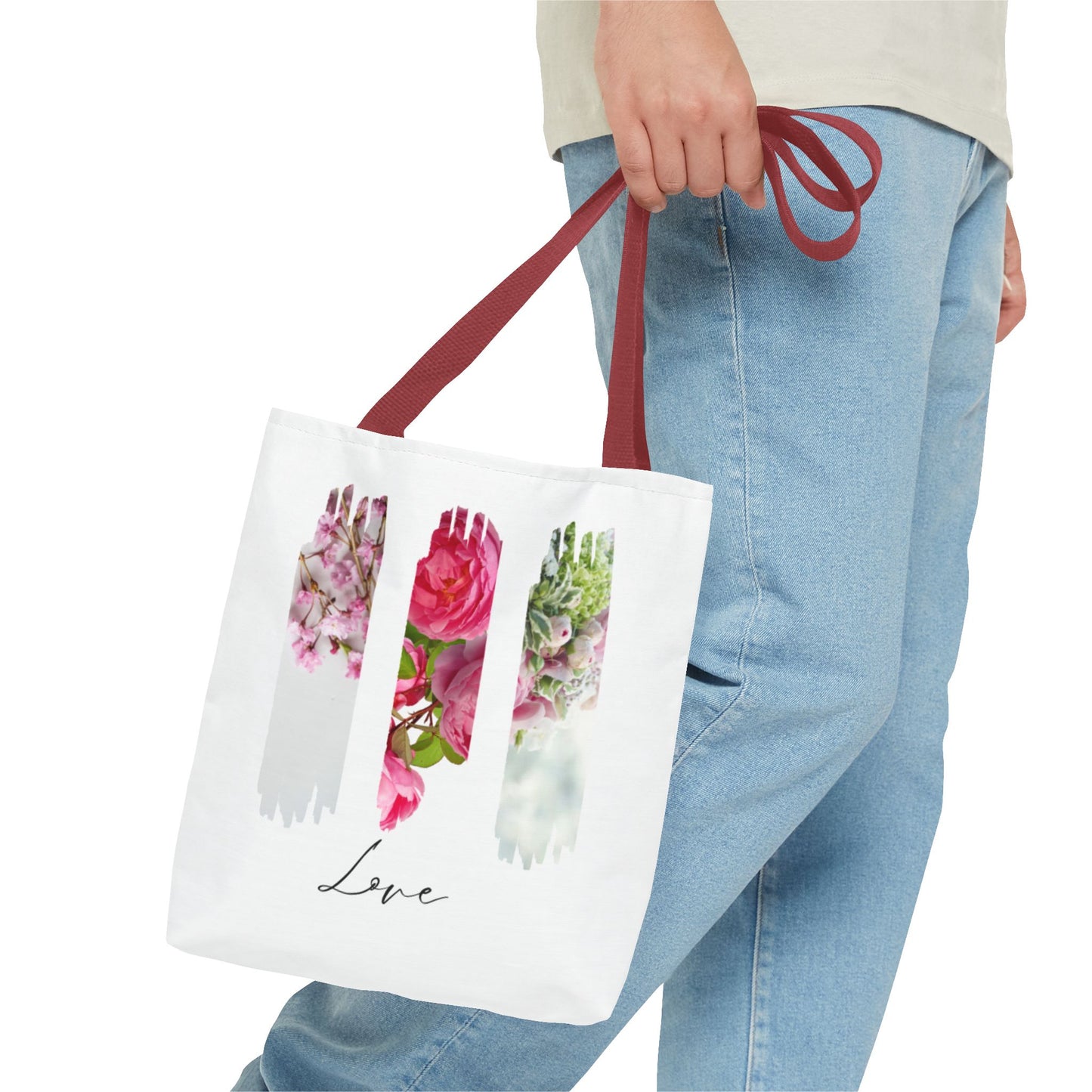 Elegant Floral Tote Bag – Sustainable Chic Carryall for Shopping, Beach & Everyday Style