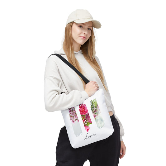 Elegant Floral Tote Bag – Sustainable Chic Carryall for Shopping, Beach & Everyday Style