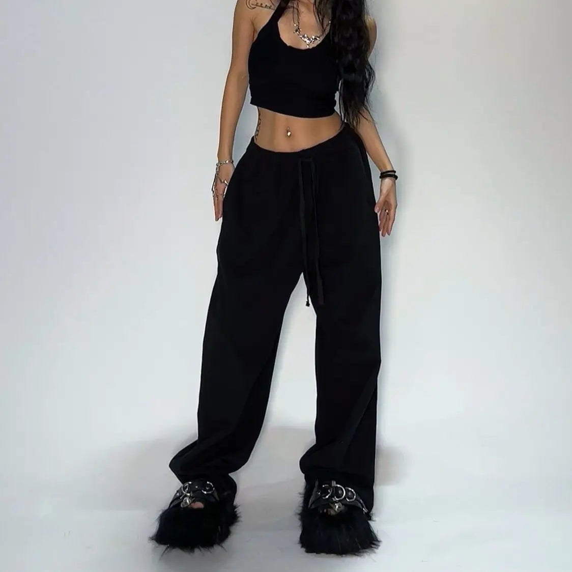 Y2K Camo Tactical Joggers – Unisex Streetwear Pants