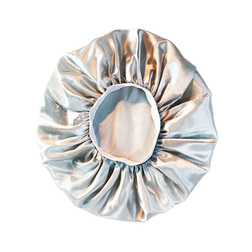 Oversized Satin Bonnet – Elegant Hair Sleep Cap
