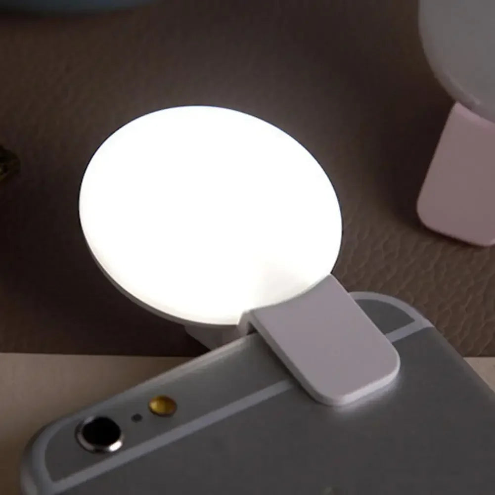 Mobile Phone LED Selfie Ring Light Portable Mini Durable