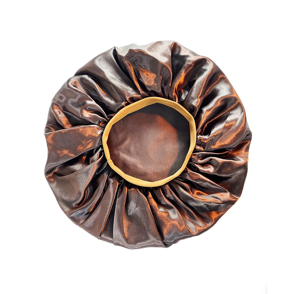 Oversized Satin Bonnet – Elegant Hair Sleep Cap