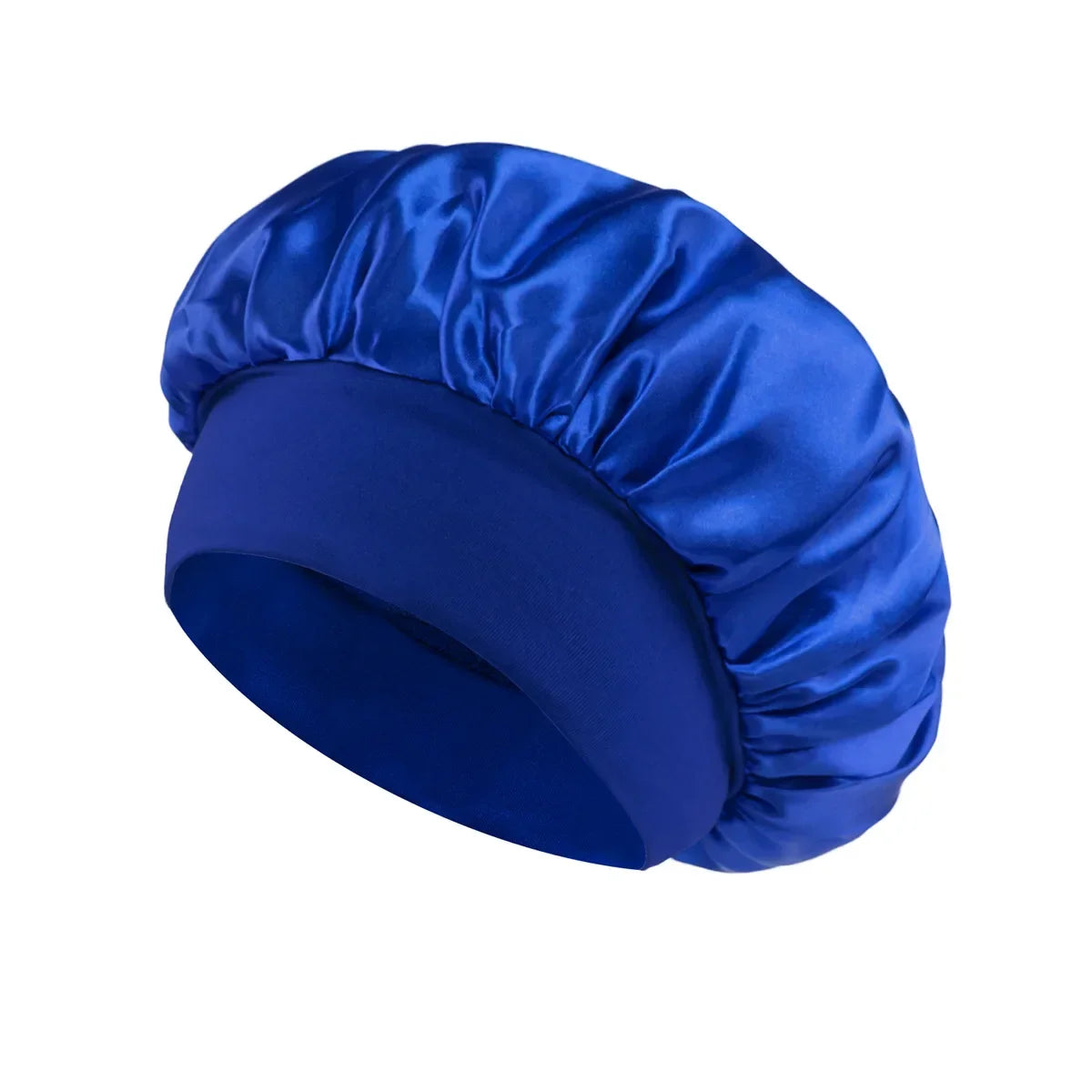 Satin Hair Bonnet – Wide-Band Sleep Cap for Hair Care