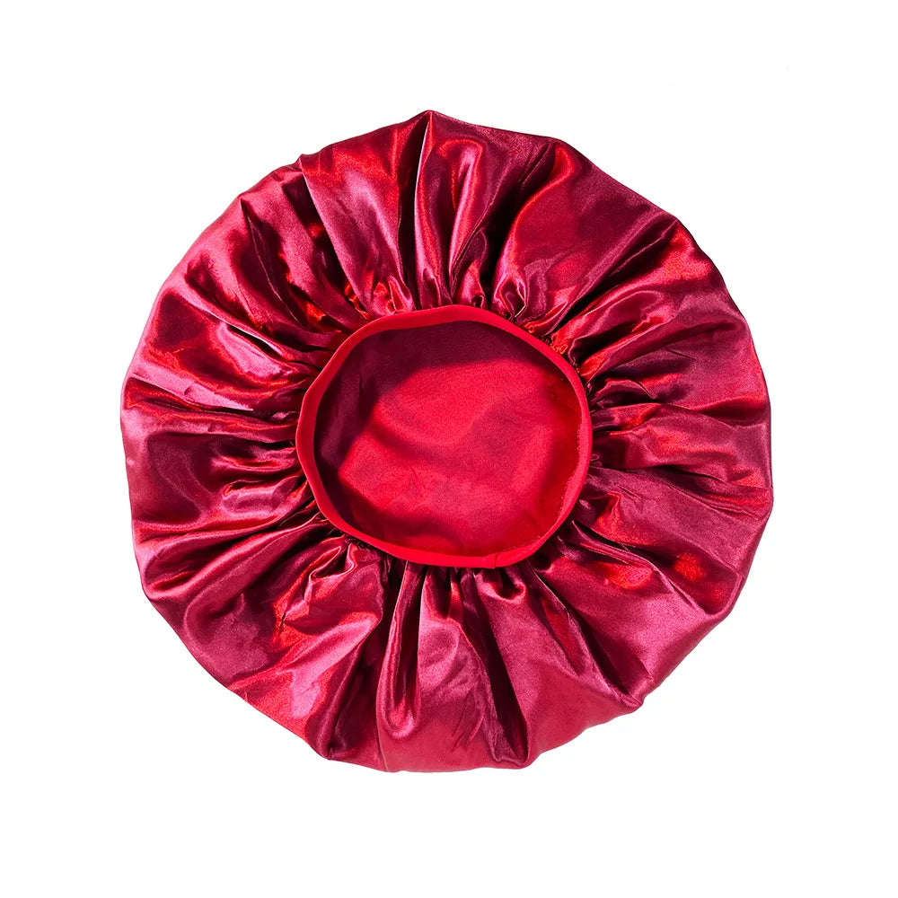 Oversized Satin Bonnet – Elegant Hair Sleep Cap