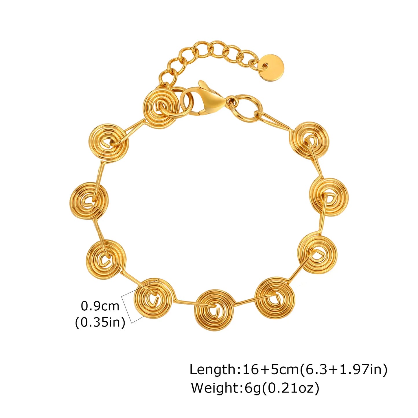 Chunky Gold Chain Bracelet – Waterproof Stainless Steel