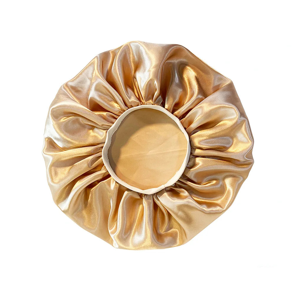 Oversized Satin Bonnet – Elegant Hair Sleep Cap